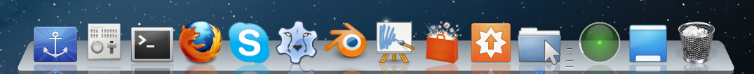 OS X style Docky theme