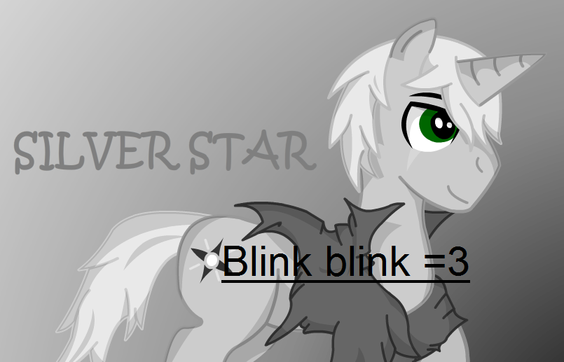 Blink Silver Star! Blink!