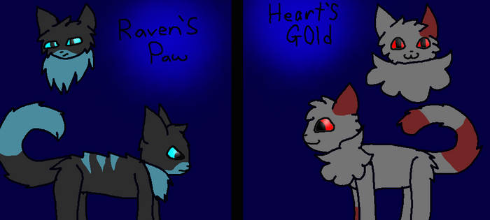 Raven's Paw and Heart's Gold