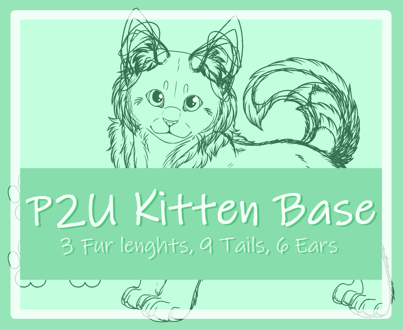 || Kitten Lineart || P2U Base by Benniwolf on DeviantArt