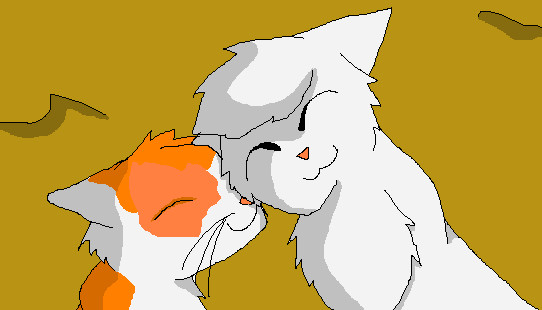 Cloudtail and Brightheart by LuvAnimalsForever1 on DeviantArt