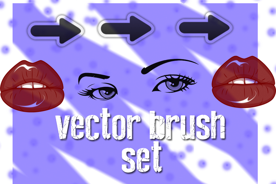 Vector art photoshop brushes