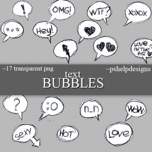 text Bubbles png's