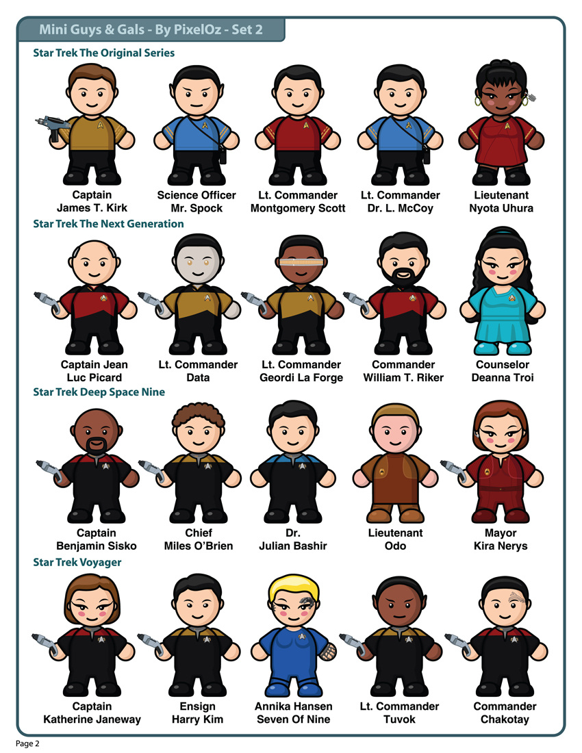 Mini-Guys And Gals Clipart Set 2 by PixelOz