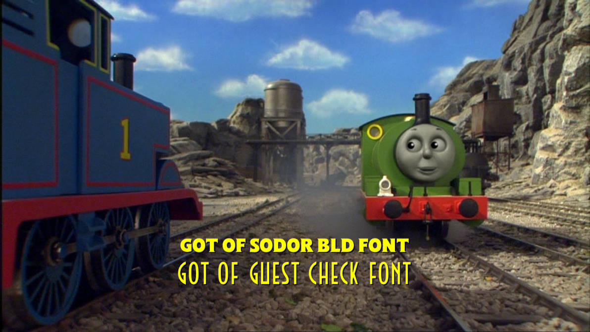 SODOR Font and Guest Check Font by charlieaat1108 on DeviantArt