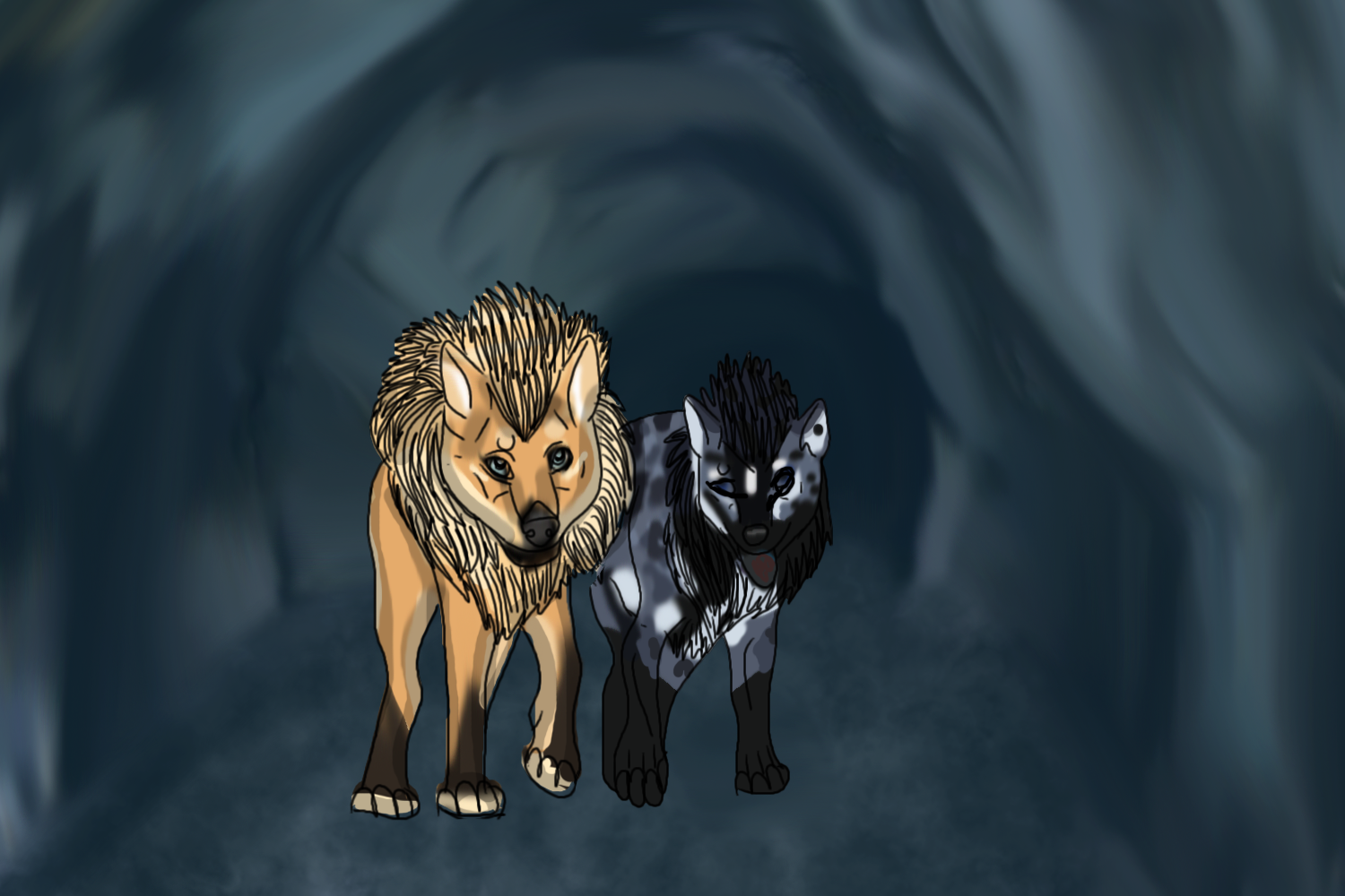 CAVING: Exploring The Dark Cavern by lighteningfox on DeviantArt