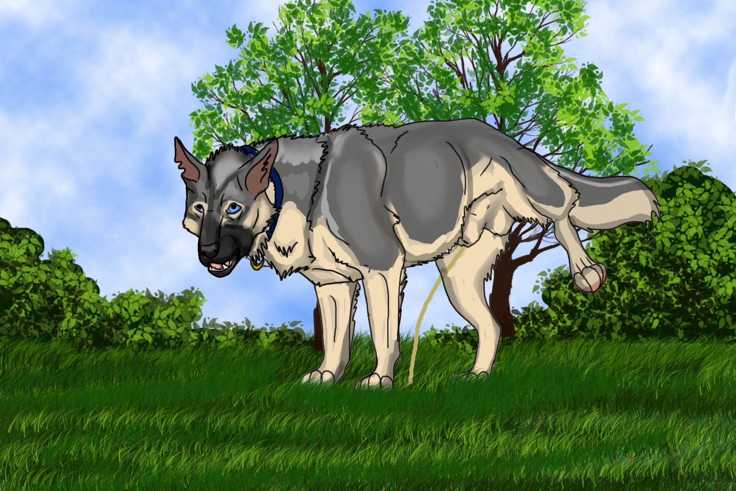 SC:Marking The Territory by lighteningfox on DeviantArt