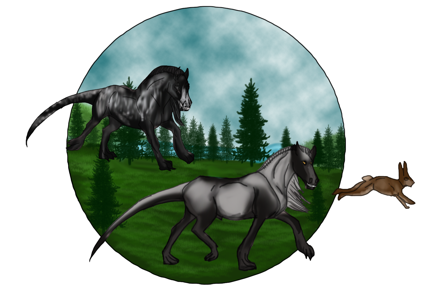 Rabbit Hunt by lighteningfox on DeviantArt