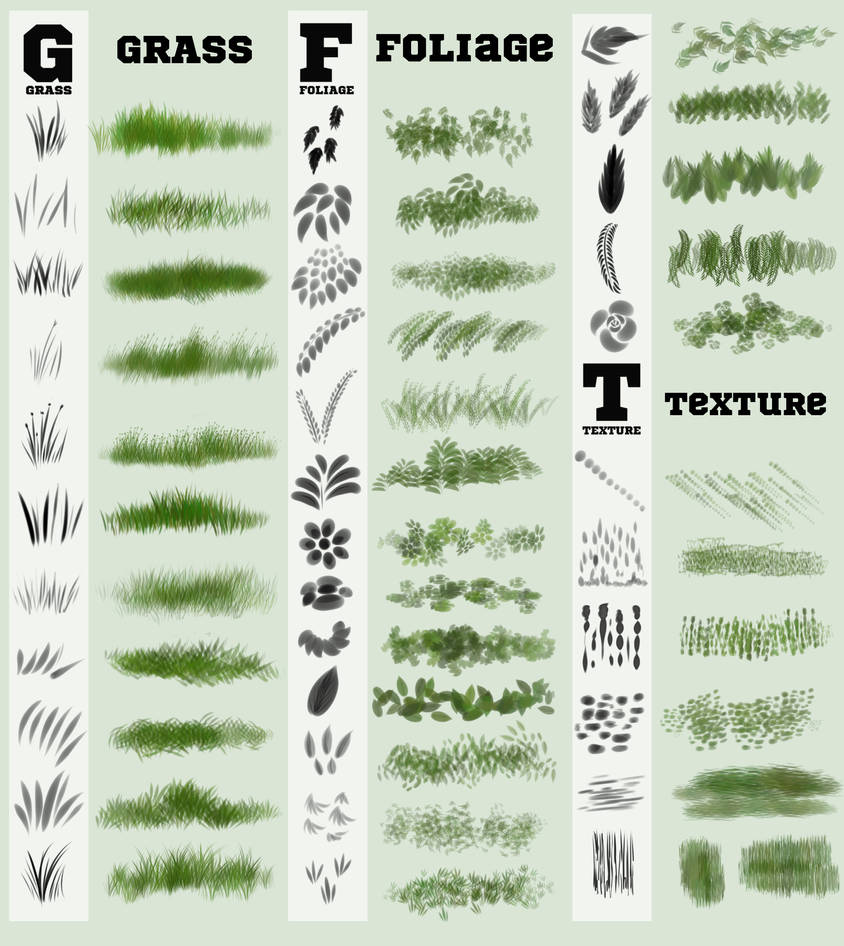 Photoshop Foliage Brushes 2016 by DoodleBerrys on DeviantArt