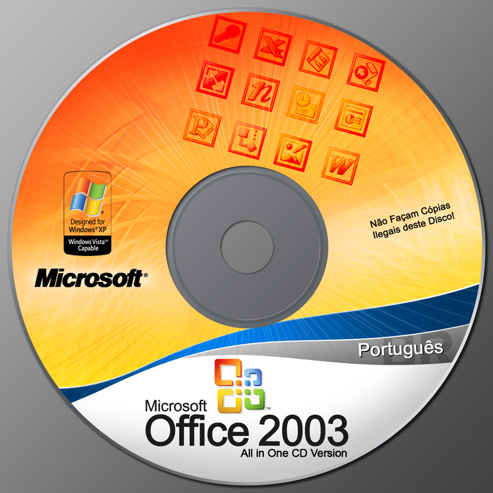 Microsoft Office 2003 CD + PSD by v1t0rSouz4 on DeviantArt