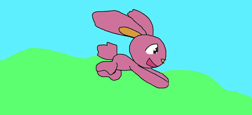 little hopping bunny by daisywonderhealer on DeviantArt