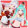 (Christmas collab)Tda Snow girl miku Dl!!!