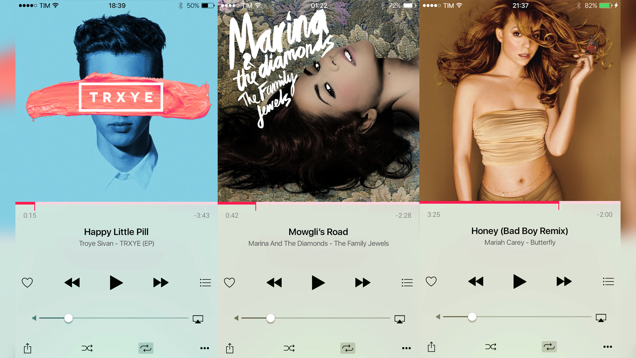Apple Music Player (iOS) by CrazyBritney on DeviantArt