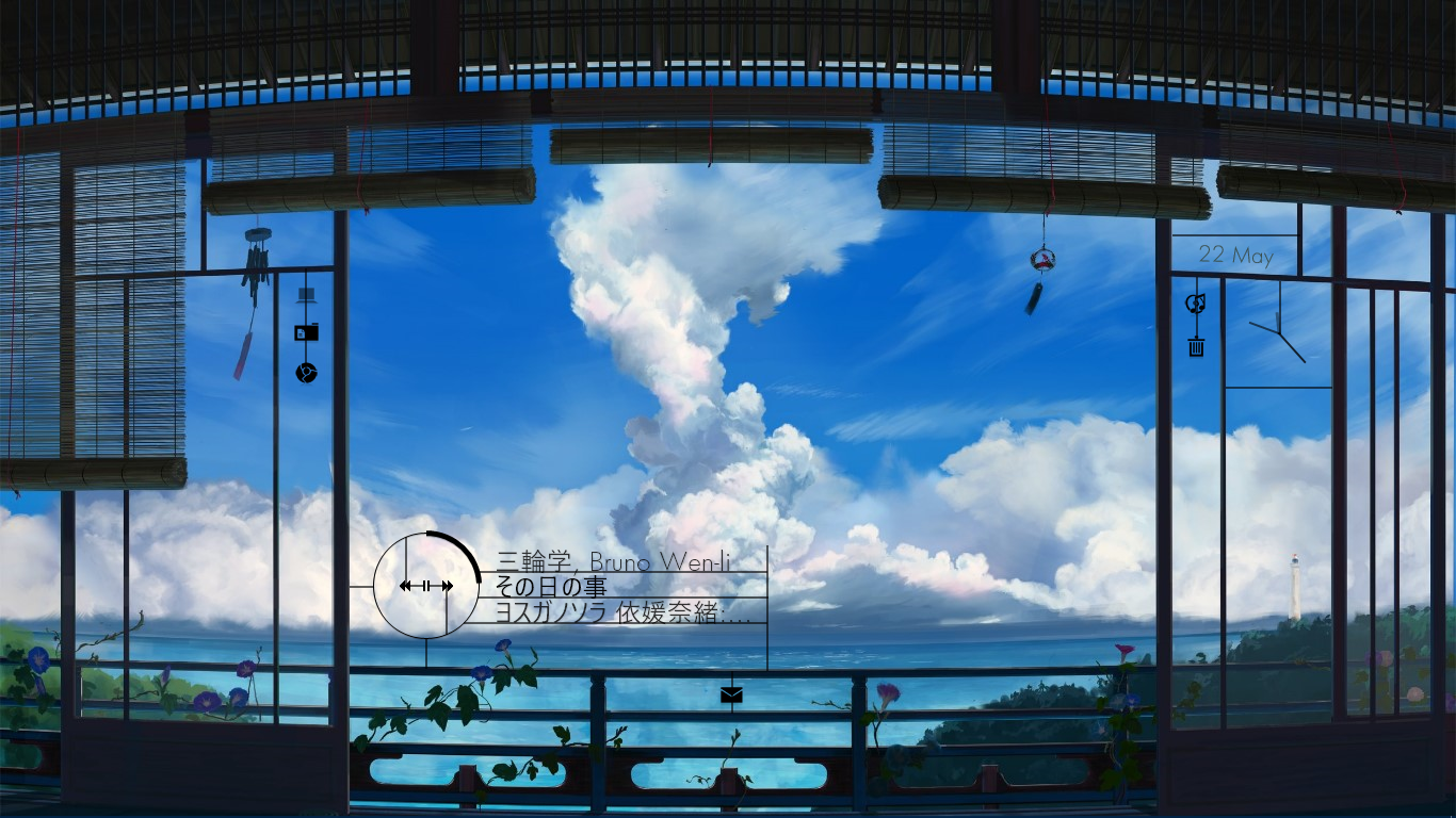Ocean Balcony Rainmeter By Iroaseta On Deviantart