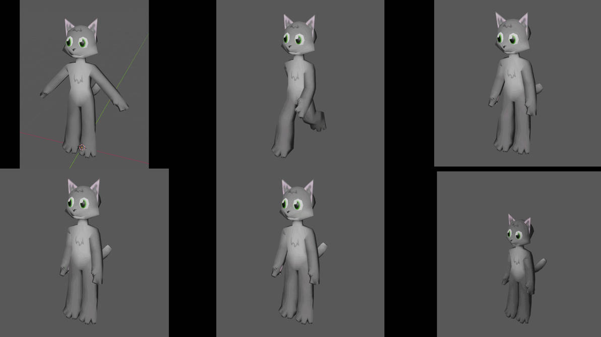 Katty 3D Model Renders by KattyTheEnby on DeviantArt