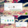 Theme For IconPackager GreenWhite Cute