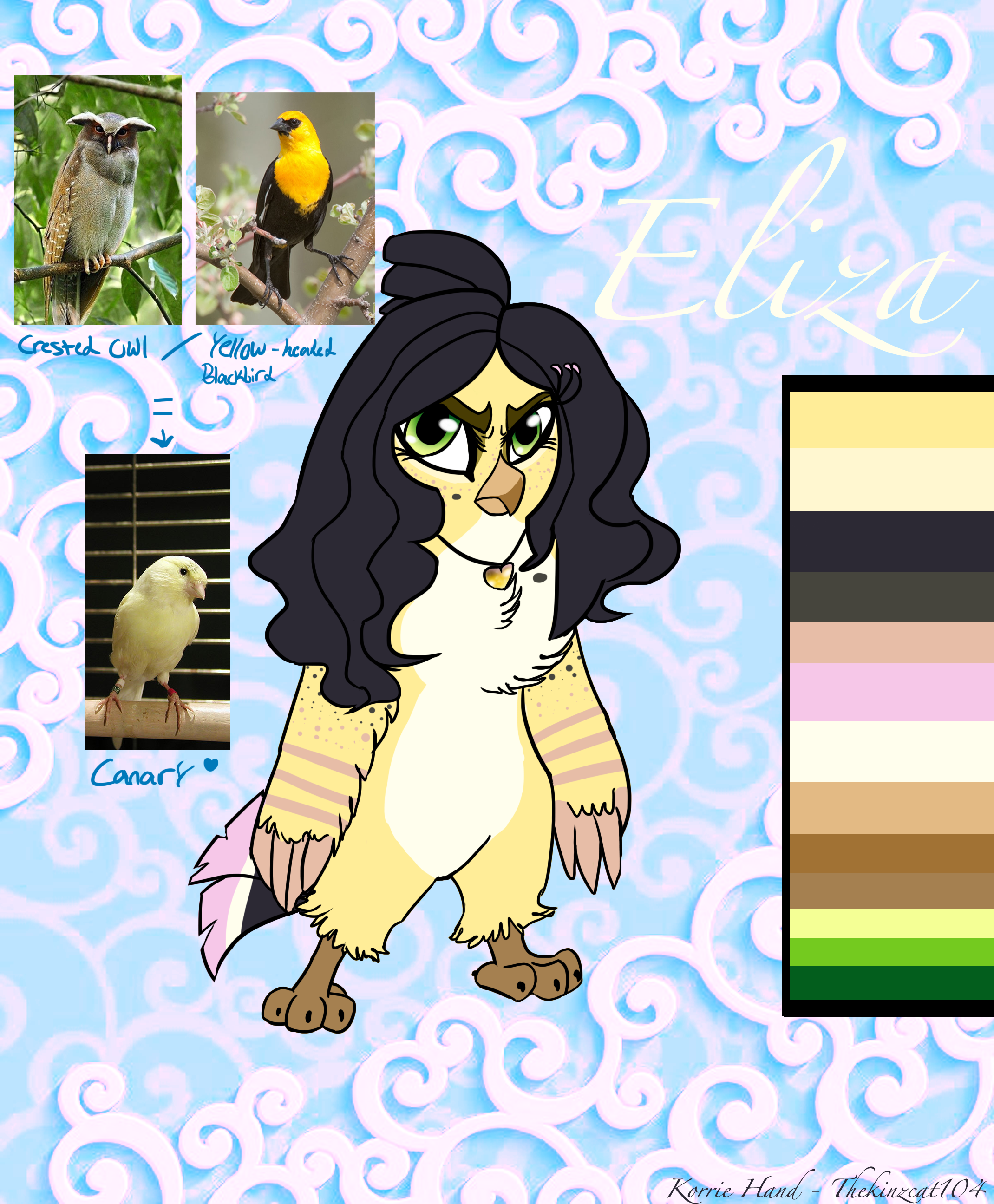 Eliza ref sheet 2018 by Thekinzcat104 on DeviantArt