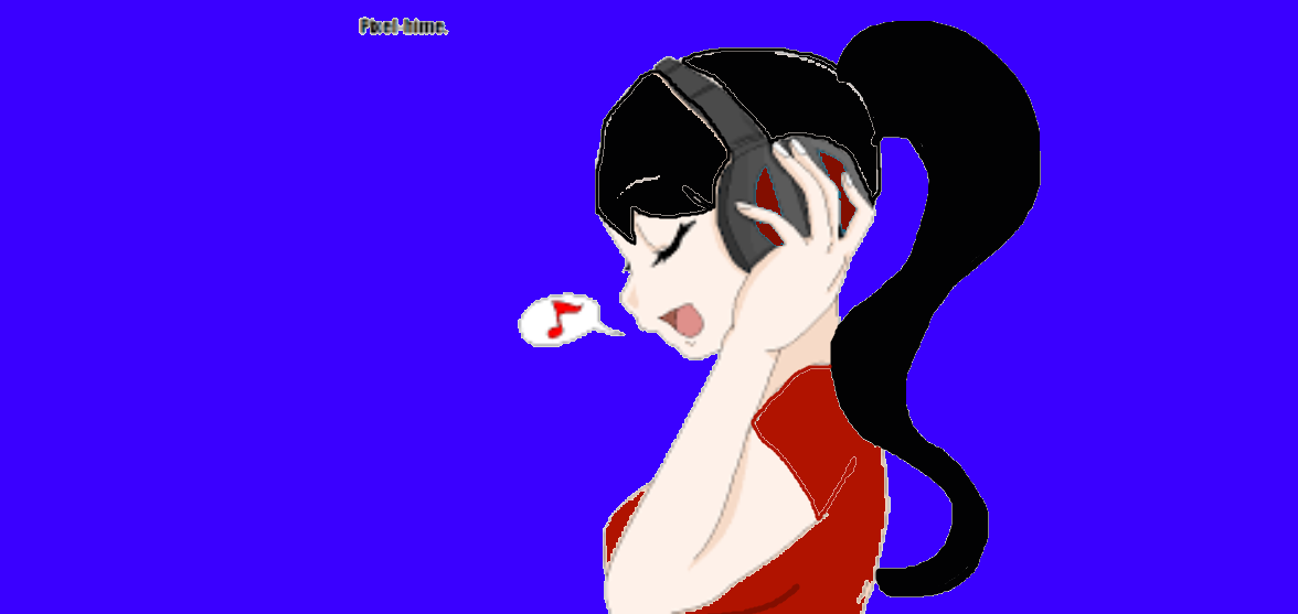 Listening to music (Day 5) by dokipuff112102 on DeviantArt