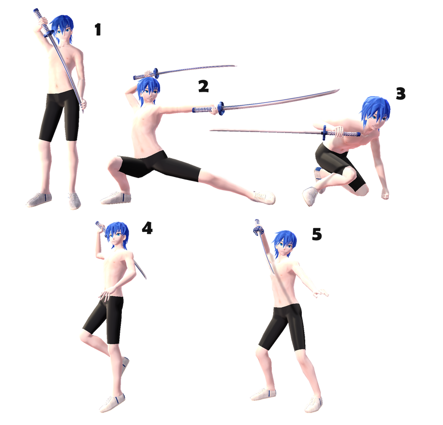 MMD Sword Poses - DL by Snorlaxin on DeviantArt