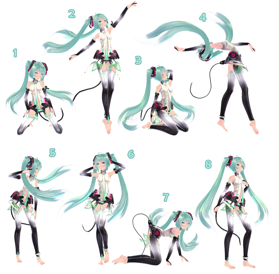 [MMD] Pose Pack 1 - DL by Snorlaxin on DeviantArt