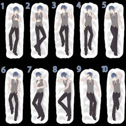 [MMD] Dakimakura Pose Pack M - DL