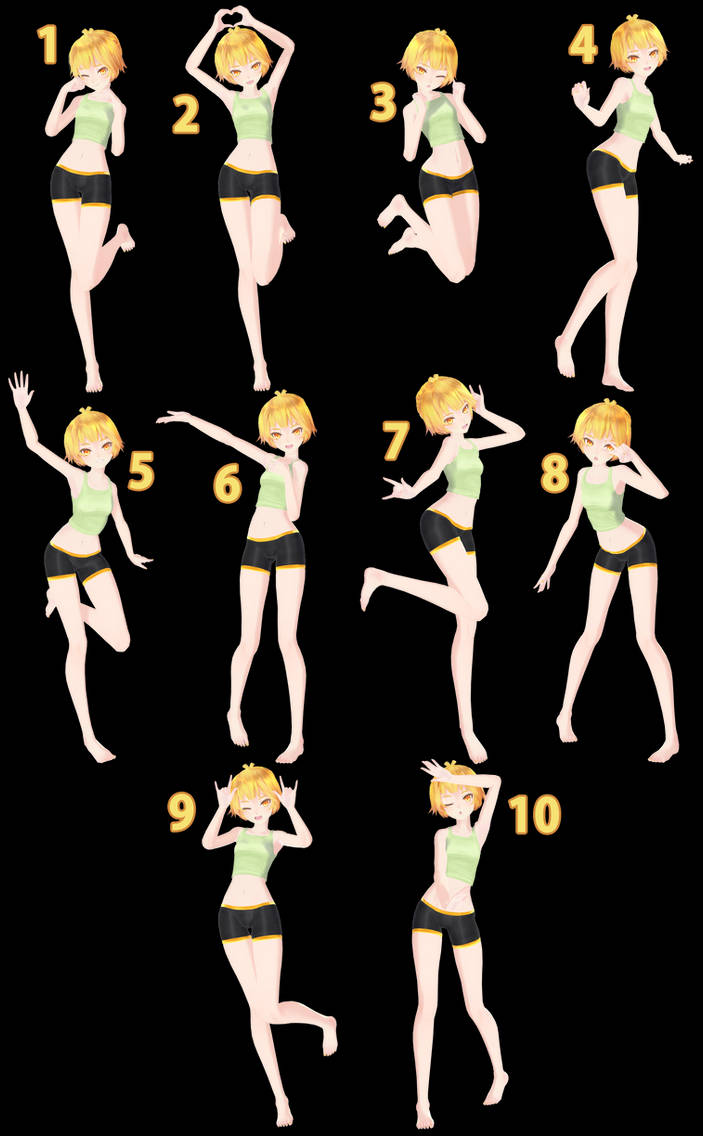 [mmd] Pose Pack 6 Dl By Snorlaxin On Deviantart
