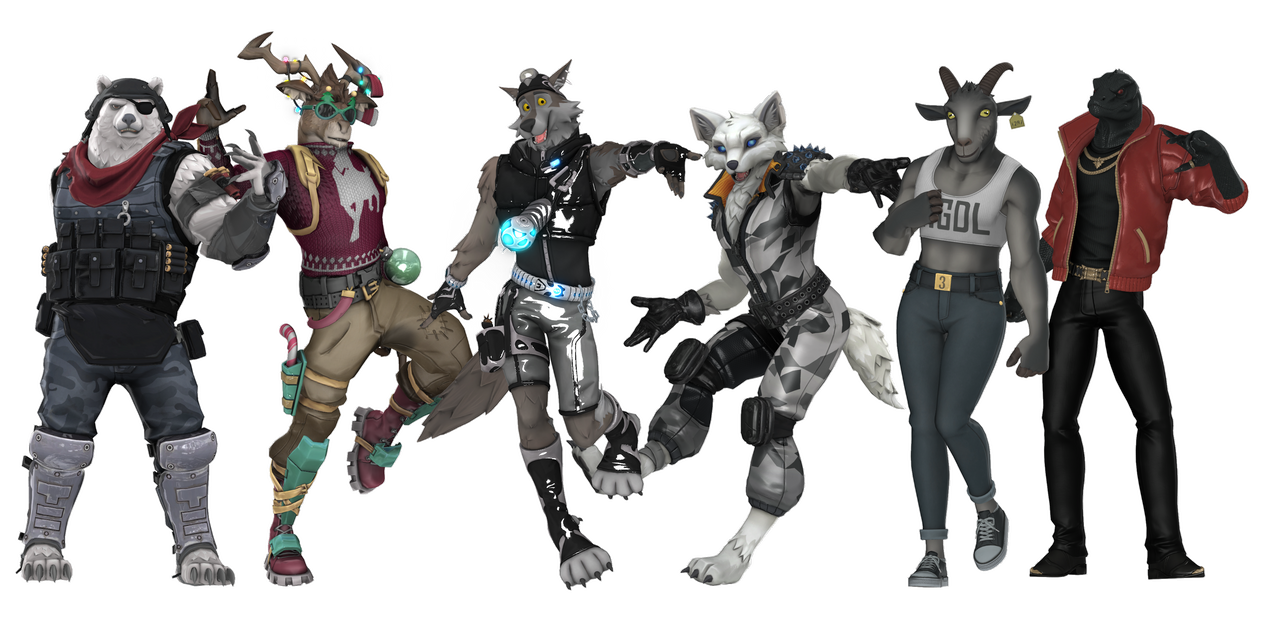 (MMD) Fortnite Furry Pack DL by HarryShibeInu on DeviantArt