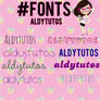 Pack De 8 Fonts! -AldyTutos