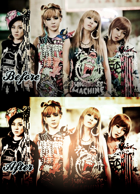 Psd Coloring - 2ne1 style