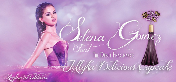 Selena Gomez The Debut Fragance Font