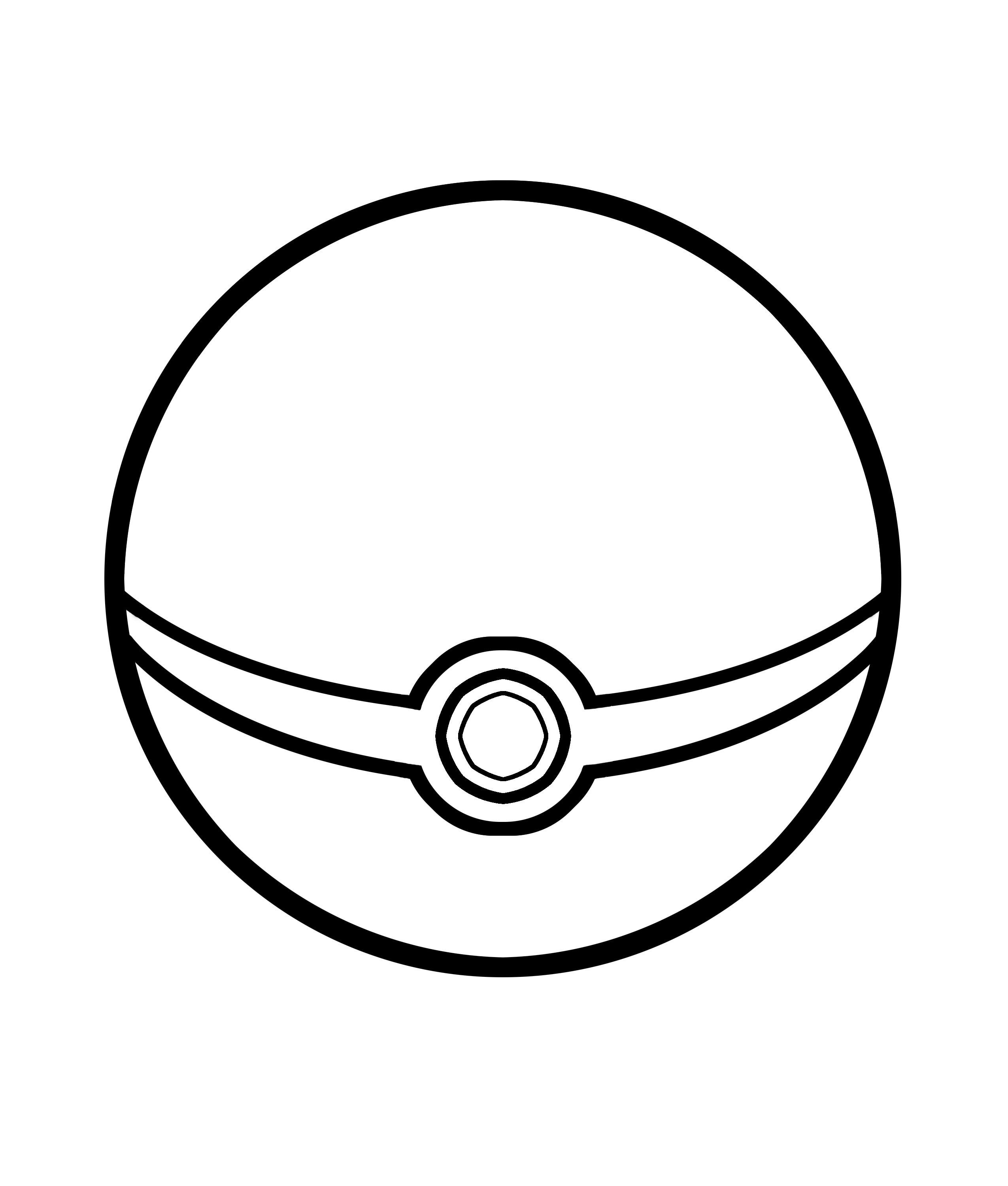 poke ball line art by falco4077 on deviantart coloriage arbre