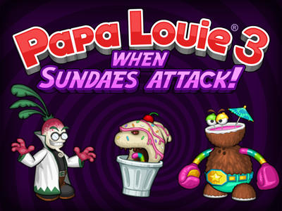 Игры папа атака мороженого. Папа Луи 3. Игра папа Луи атака мороженого. Папа Луи игры 3. Papa Louie 3 when Sundaes Attack.