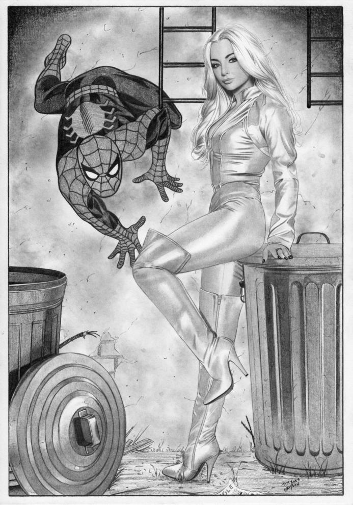 Silver Sable Spider-man by TimGrayson on DeviantArt