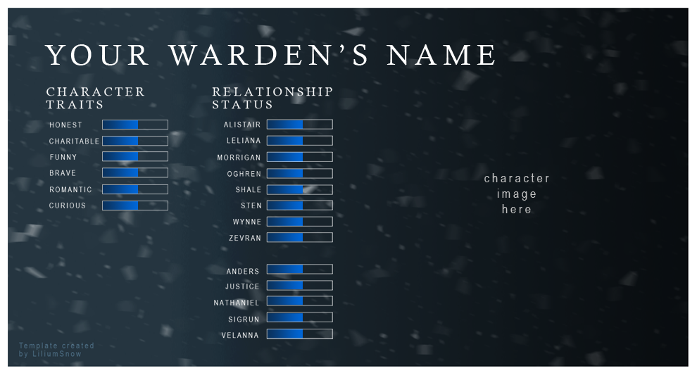 Until Dawn Age Warden Template by LiliumSnow on DeviantArt Until Dawn Age Warden Template by LiliumSnow on DeviantArt