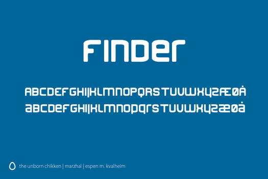 Finder Font