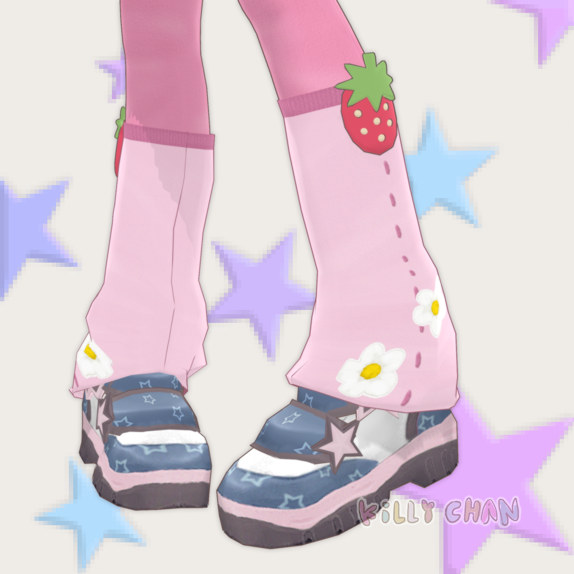 [MMD] Strawberry Legwarmers + DL! by kilaroka on DeviantArt