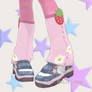 [MMD] Strawberry Legwarmers + DL!