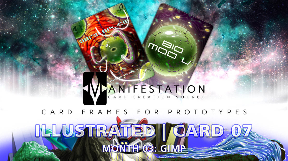 Month 03: Card 07 - Gimp (Illustrated | Sci-Fi) by CauseThought