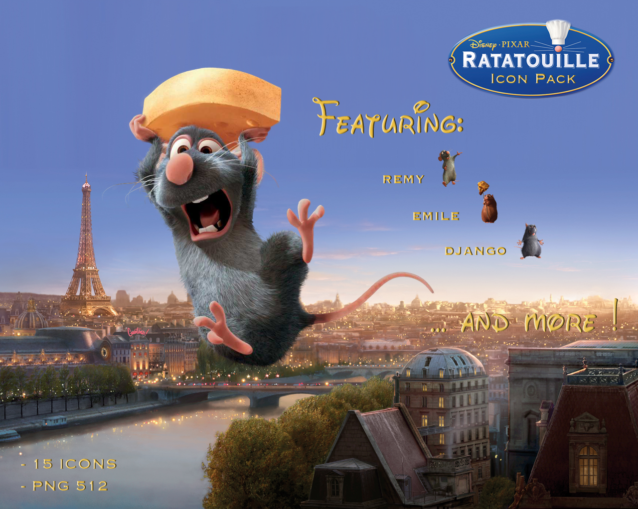 Ratatouille Icon Pack