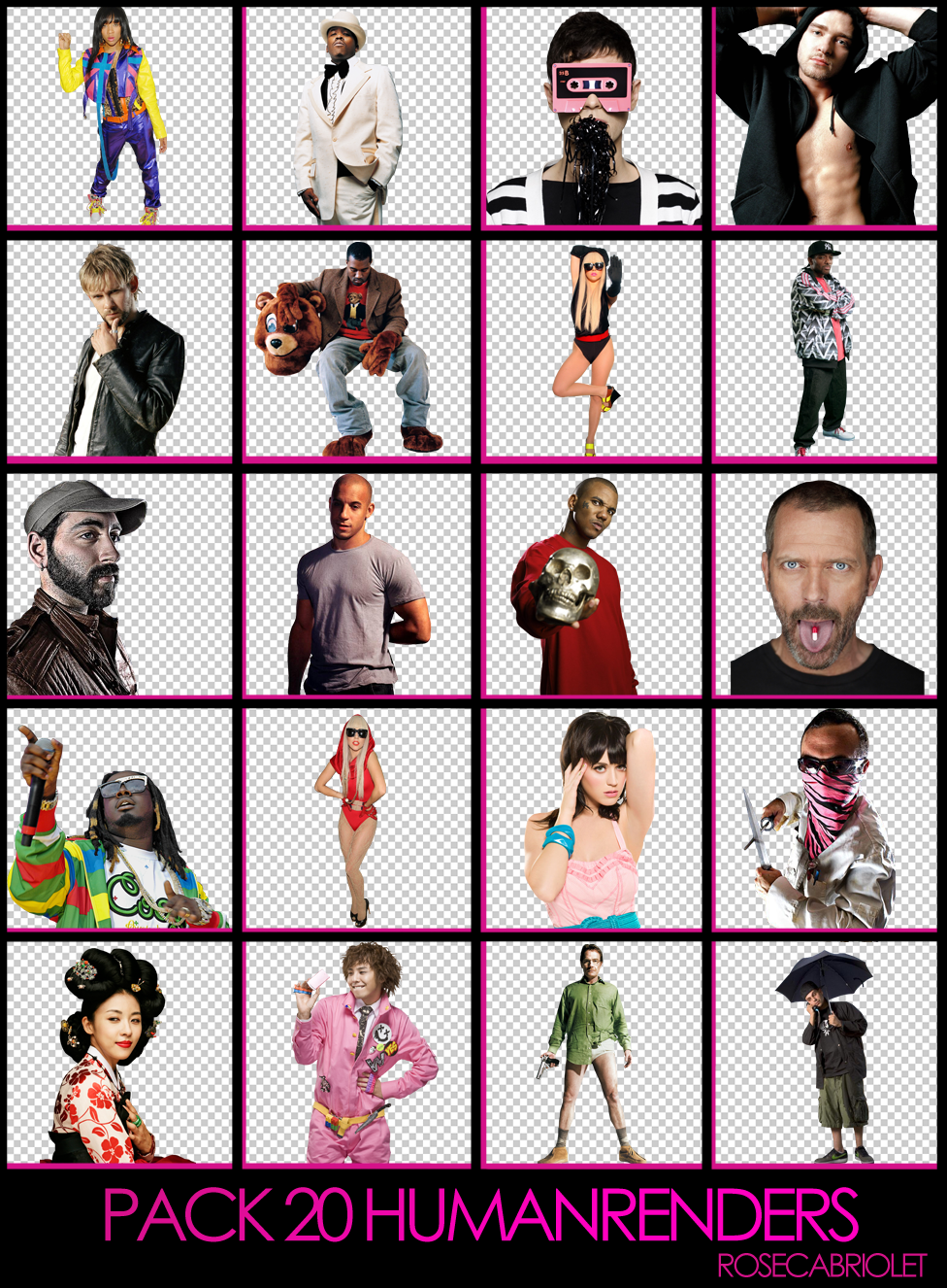 Humanscale Renders Pack 20 Human Renders by RoseCabriolet on DeviantArt