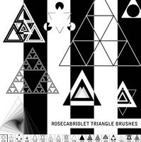 RoseCabriolet Triangle brushes