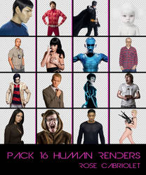 Pack 16 Human Renders