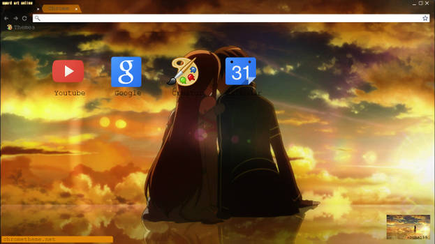 Sword Art Online Google Chrome Theme 2