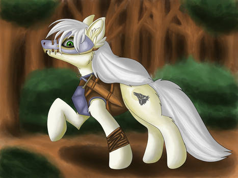 Wild Heart, proud warrior of the Crystal Empire