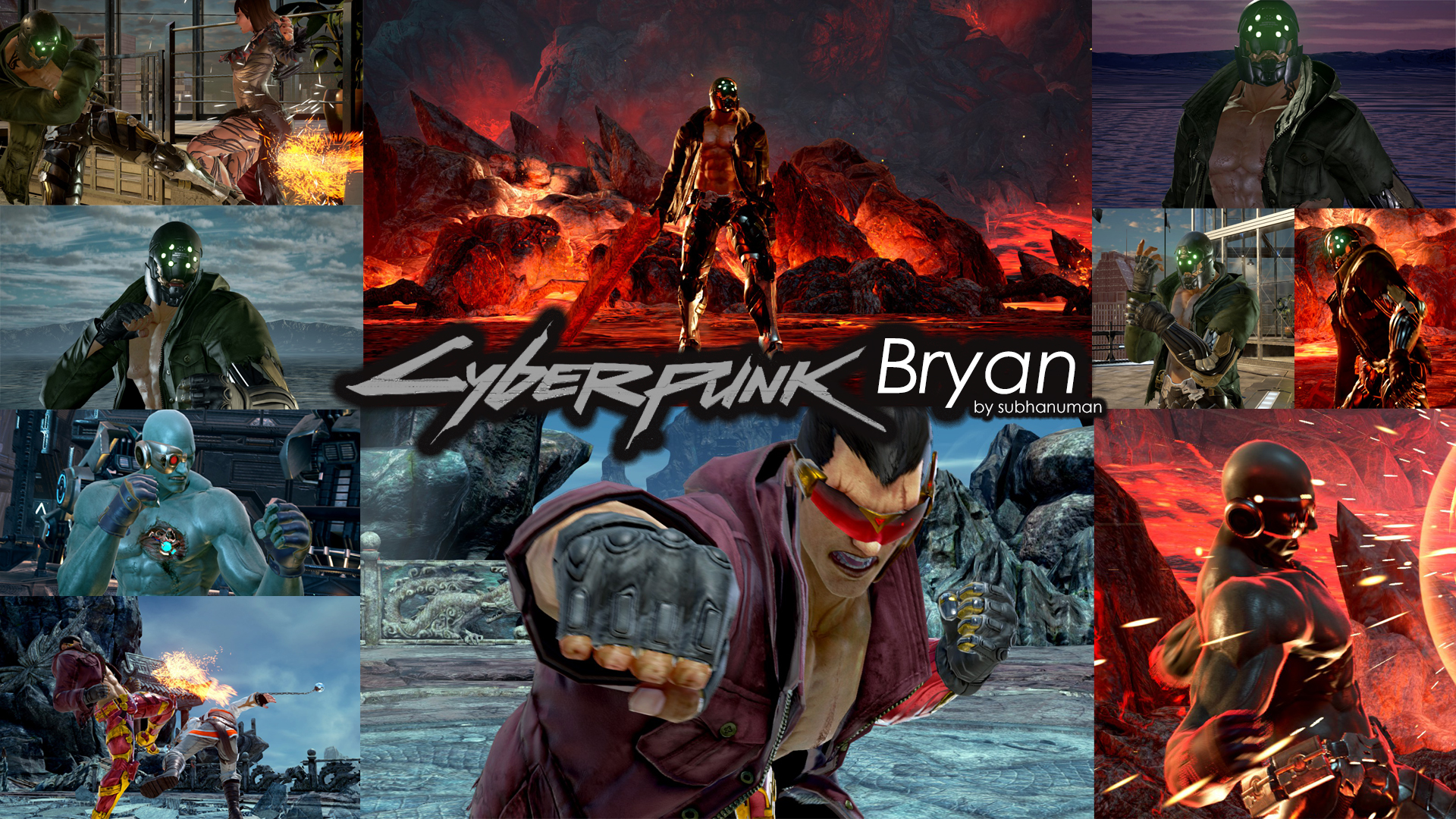 Cyberbrian Mod Cyberpunk Bryan by subhanuman on DeviantArt