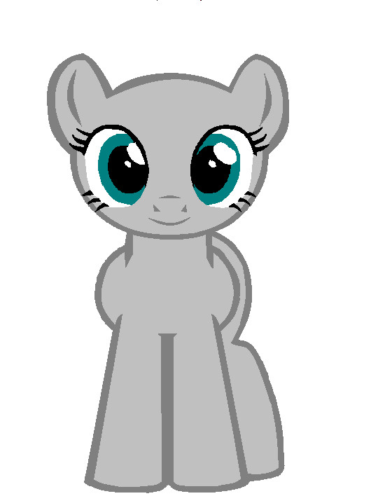 Earth pony base 1 by Equestrian-bases on DeviantArt