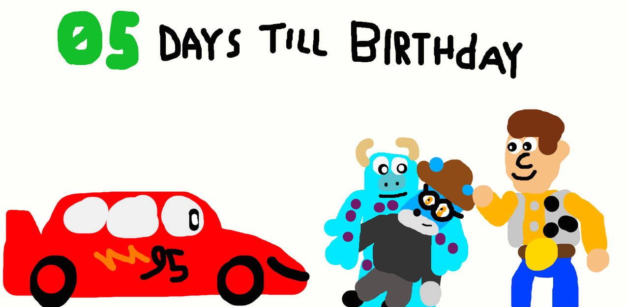 Ben's Birthday Countdown (Pixar) by BenTheFox1996 on DeviantArt