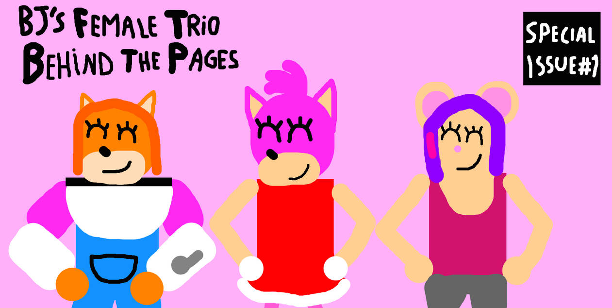 The Female Trio Behind The Pages Title Card by BenTheFox1996 on DeviantArt