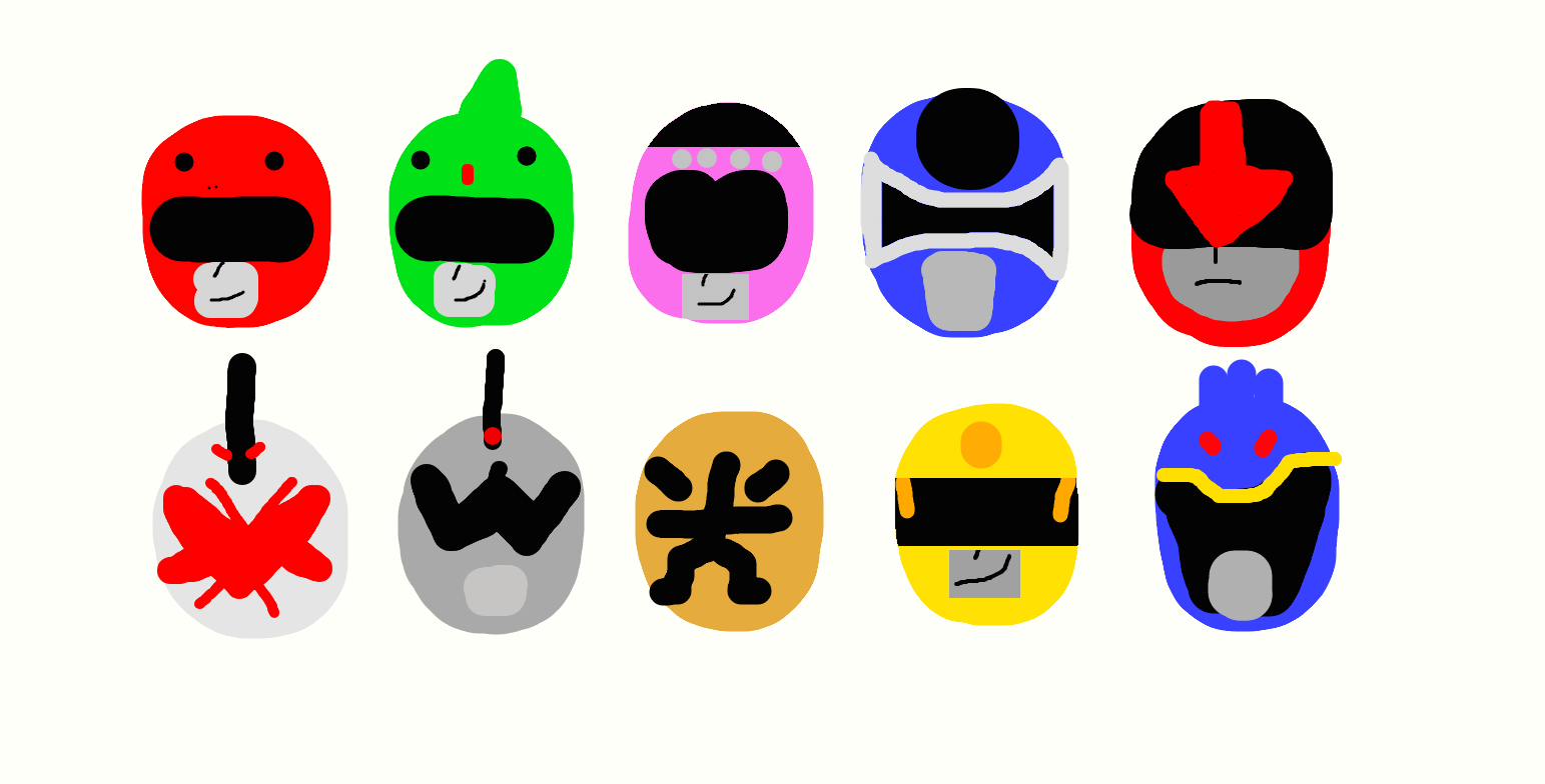 Legendary Rangers For Super Ninja Steel by BenTheFox1996 on DeviantArt