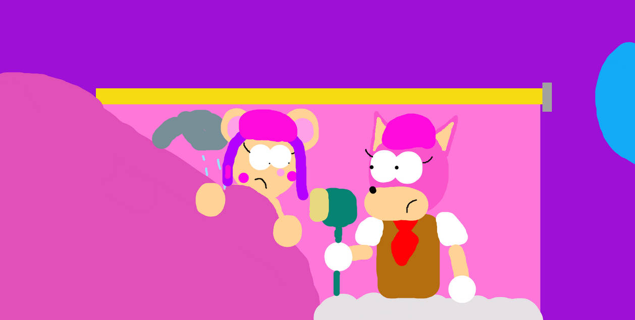 Amy, What Are You Doing In Here!? by BenTheFox1996 on DeviantArt